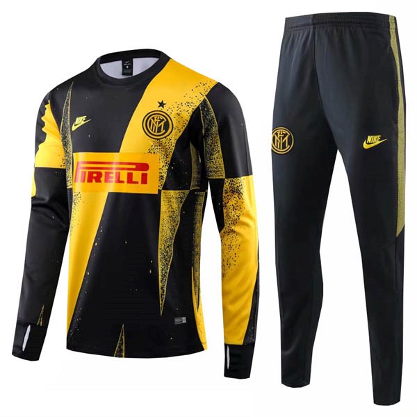 Chandal Inter 2019/20 Negro Amarillo Rojo